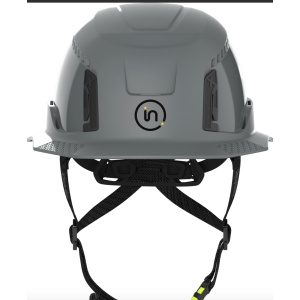 Ceros XT400E, Non Vented Full Brim Grey, 1 EA #16-31006-ITK-Logo (Logo Included)